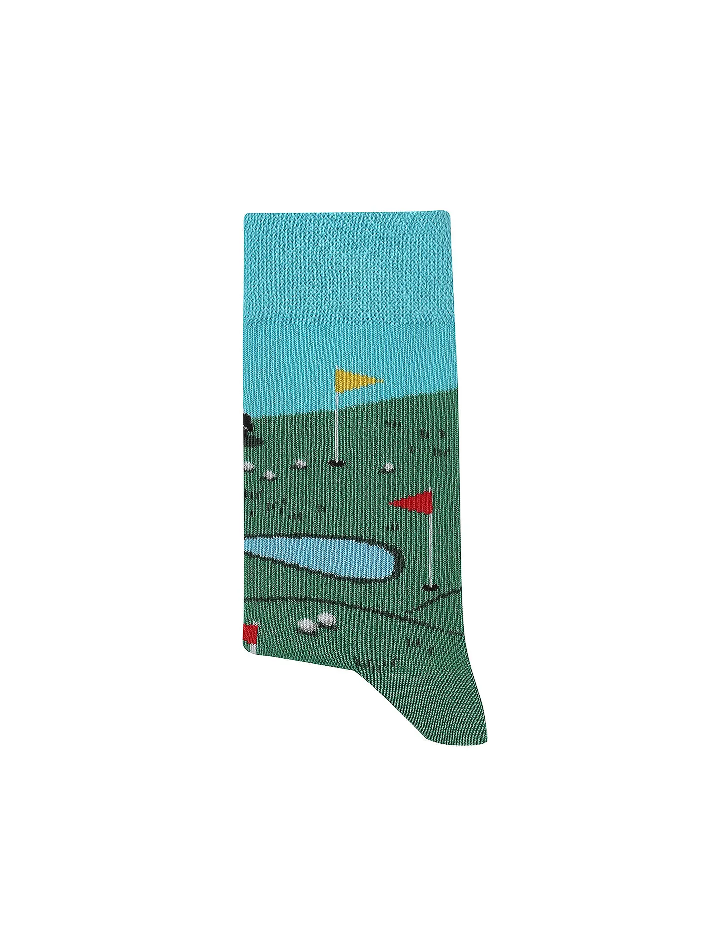MANY MORNINGS | Socken GOLF COURSE gruen | 